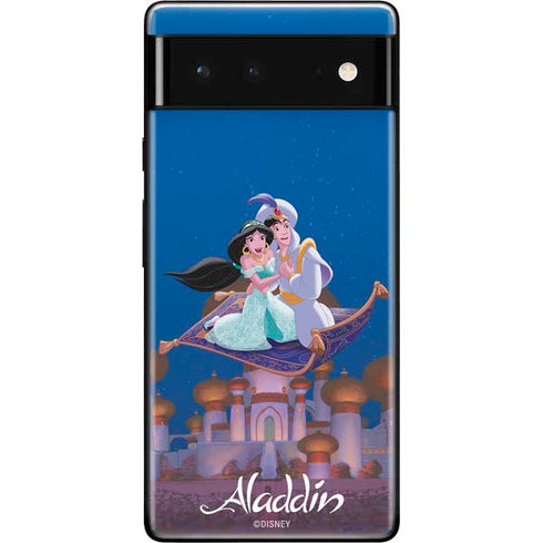 Disney Aladdin and Jasmine Magic Carpet Google Pixel 6 Skin
